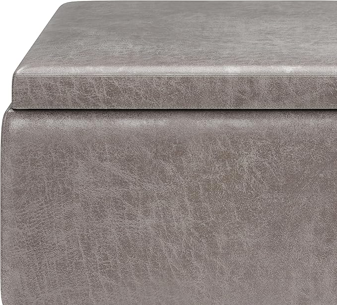 SIMPLIHOME Owen 34 inch Wide Mid Century Modern Rectangle Tray Top Small Coffee - Image 9