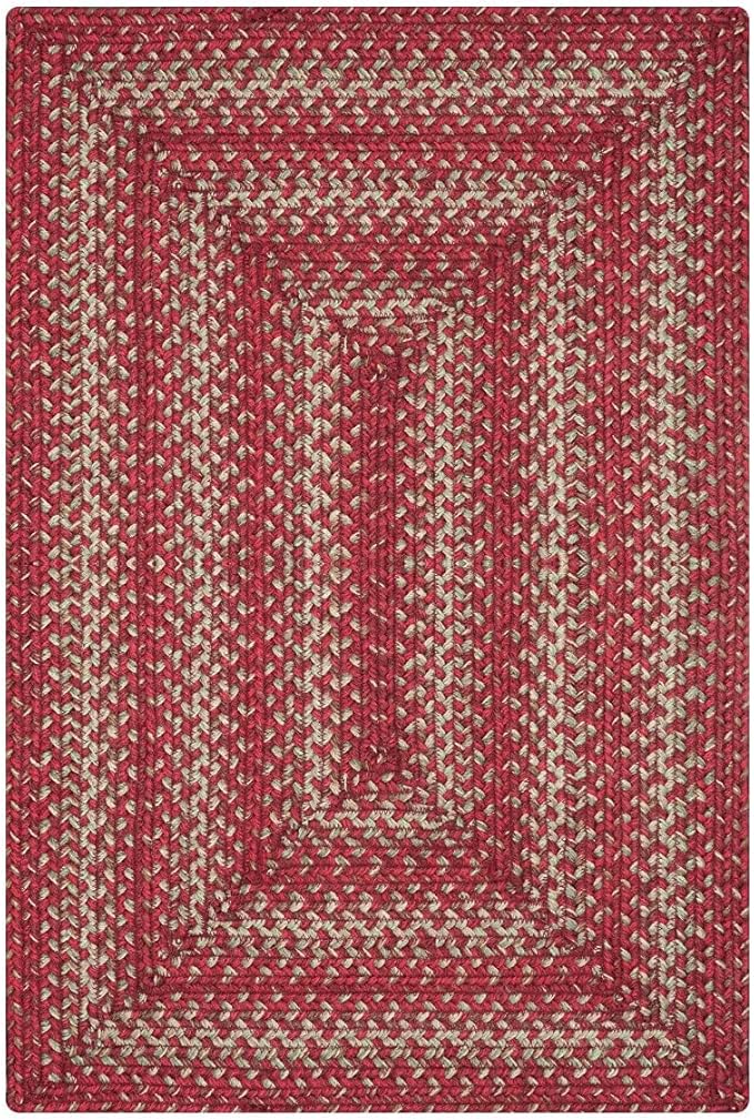 Homespice 20x30” Red Rect. Braided Rug. Apple Pie Red Jute Rug. Uses- Entryway - Image 9