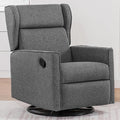 COMHOMA Rocking Recliner Chair, Swivel Glider Reclining Single Sofa Manual by ComHoma
