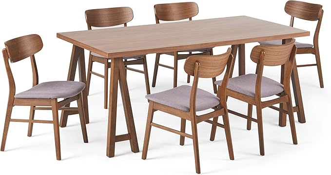 Christopher Knight Home Anthony Mid-Century Modern 7 Piece Dining Set, Dark by ChristopherKnightHome