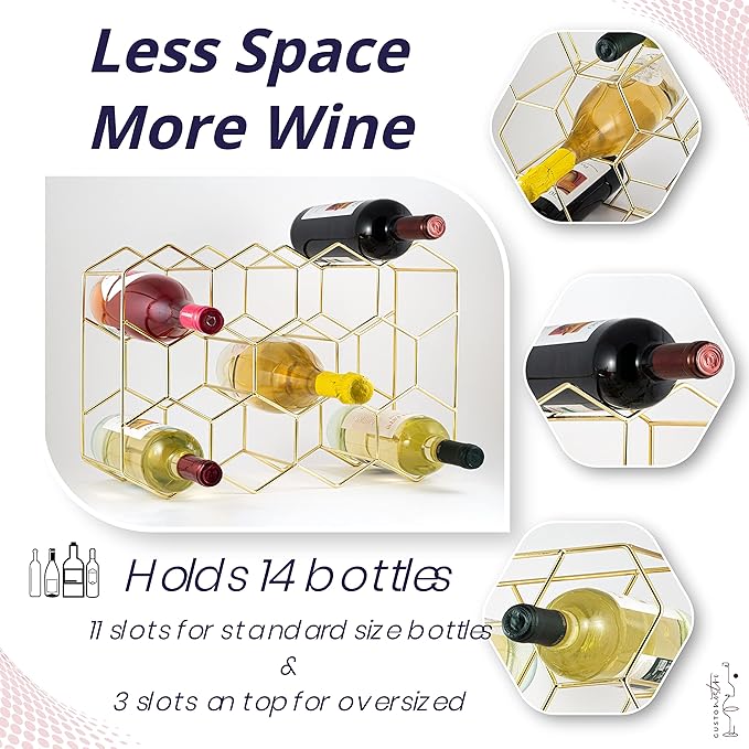 Gusto Nostro Countertop Wine Rack - Image 3
