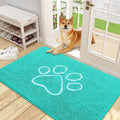 OLANLY Door Mat for Muddy Dog Paws 48x30, Ultra Absorbent Chenille Mud Doormat by OLANLY