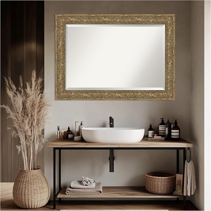 Amanti Art Bronze Bathroom Mirror - Image 4