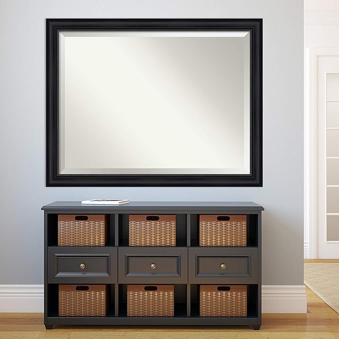 Amanti Art Black Bathroom Mirror - Image 5