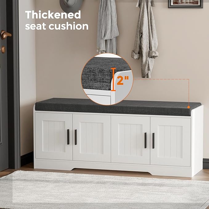2-Tier Storage Bench, Shoe Bench - Image 5