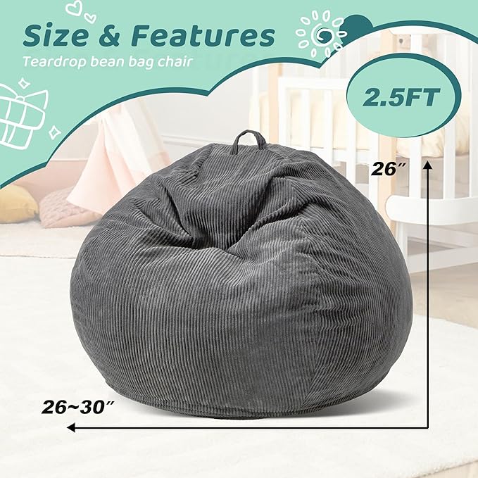 Bean Bag Chairs Teardrop Bean Bag Chair Beanbag Chair - Image 2