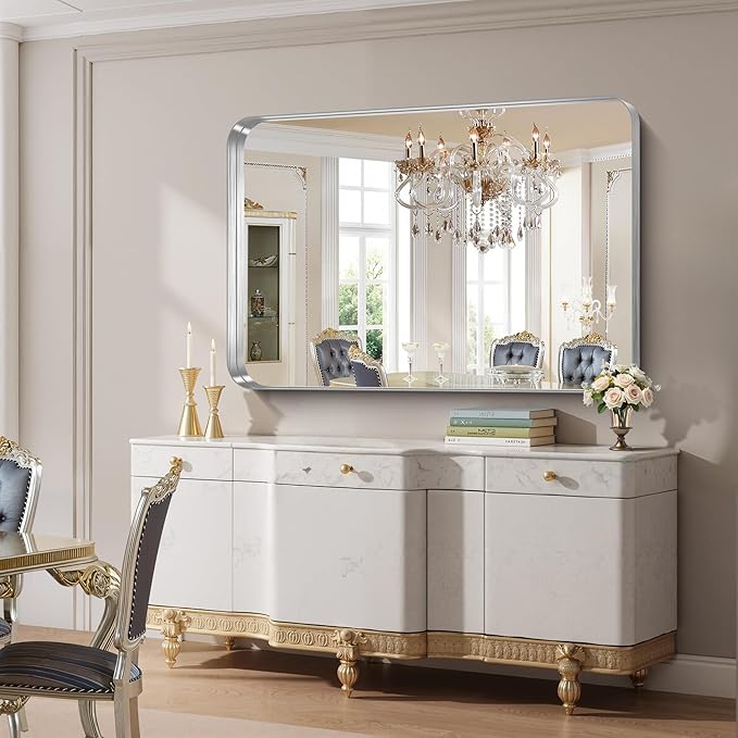 FORBATH 55x36 Inch Large Bathroom Mirror - Image 2