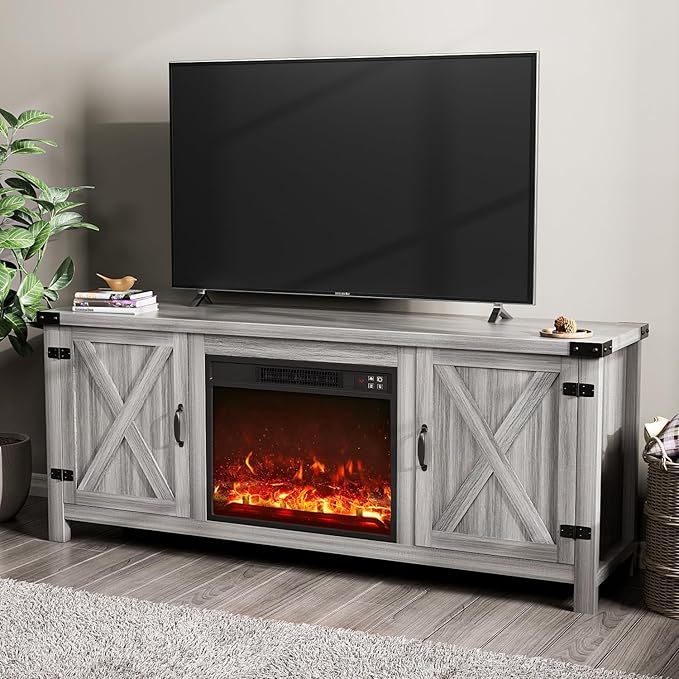 YESHOMY Fireplace TV Stand - Image 9