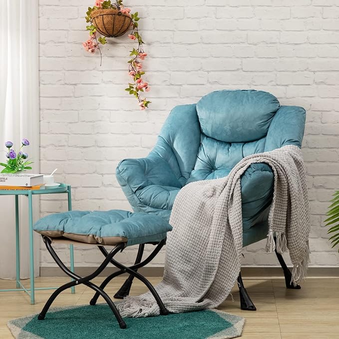 HollyHOME Fabric Lazy Chair - Image 4