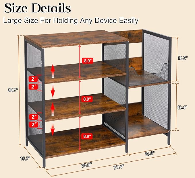 Large Record Player Stand Table - Image 3