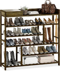 Bamworld Shoe Rack for Front Door Entrance Bamboo Shoe Organizer by Bamworld