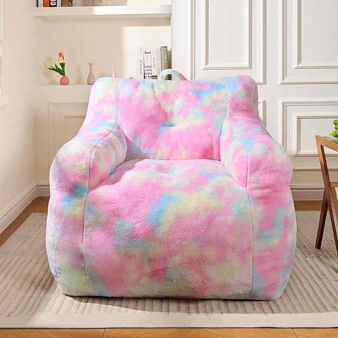 Large Bean Bag Chairs for Adults & Kids, 3FT Memory Foam Bean Bags - Image 3