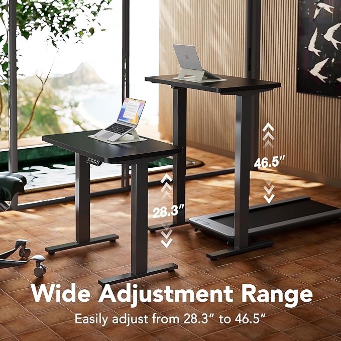 HUANUO 63 x 28 inch Electric Standing Desk Adjustable Height, 4 Memory Height - Image 4