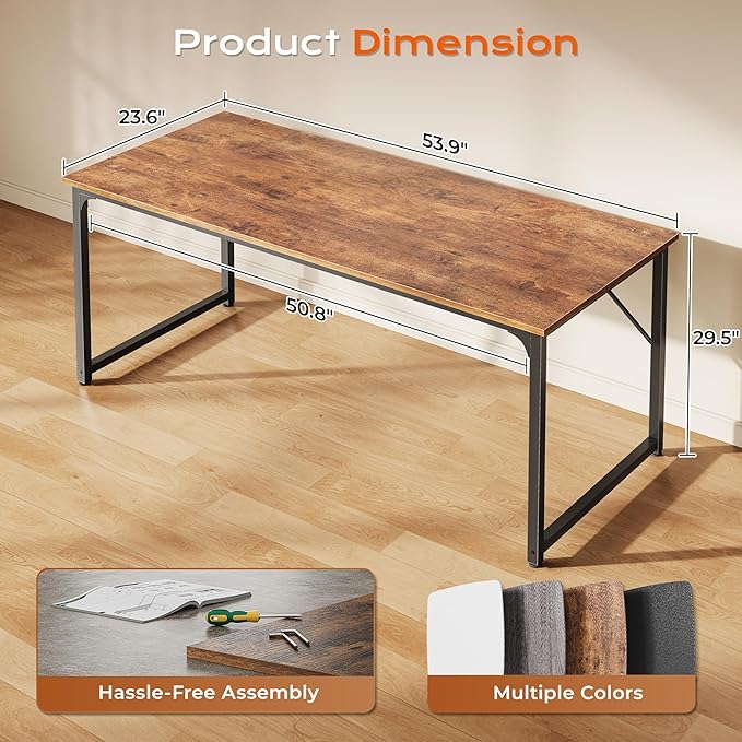 PRAISUN 54 X 24 Inch Computer Desk - Image 2