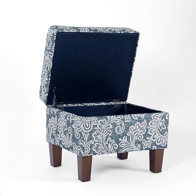 Home Decor | Dinah Collection Modern Storage Ottoman | Ottoman - Image 4