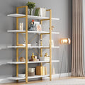 Tribesigns 5-Tier Bookshelf, Vintage Industrial Style Bookcase 70 ‘’ H x 12’’ W by Tribesigns