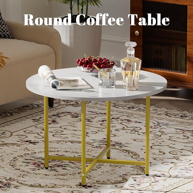 Round Coffee Table, Small Coffee Tables - Image 7