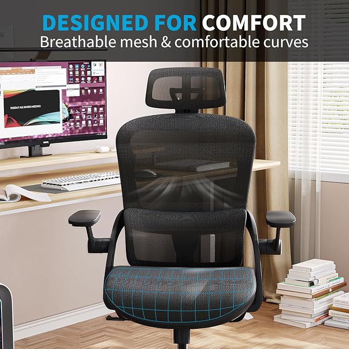 Monhey Office Chair Ergonomic Desk Chair - Image 5
