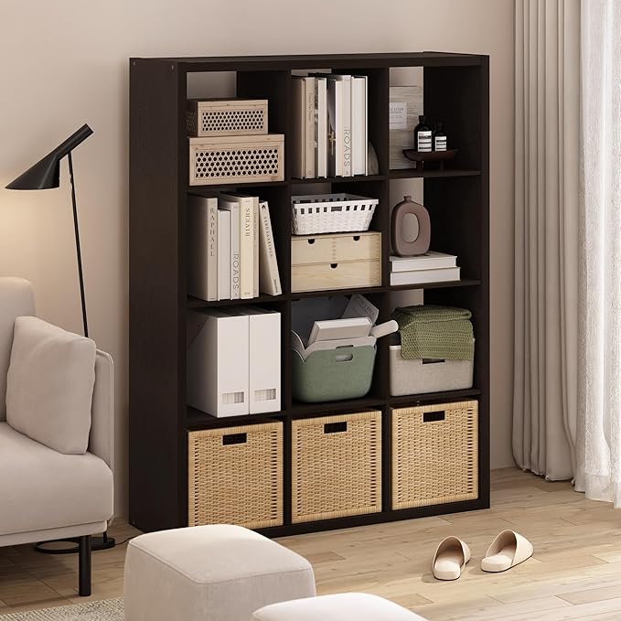 Furinno Cubicle Open Back Decorative Cube Storage Organizer - Image 2