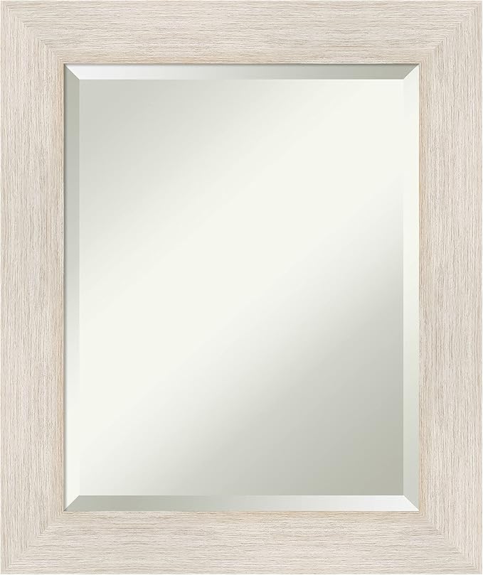 Amanti Art White Bathroom Mirror by AmantiArt