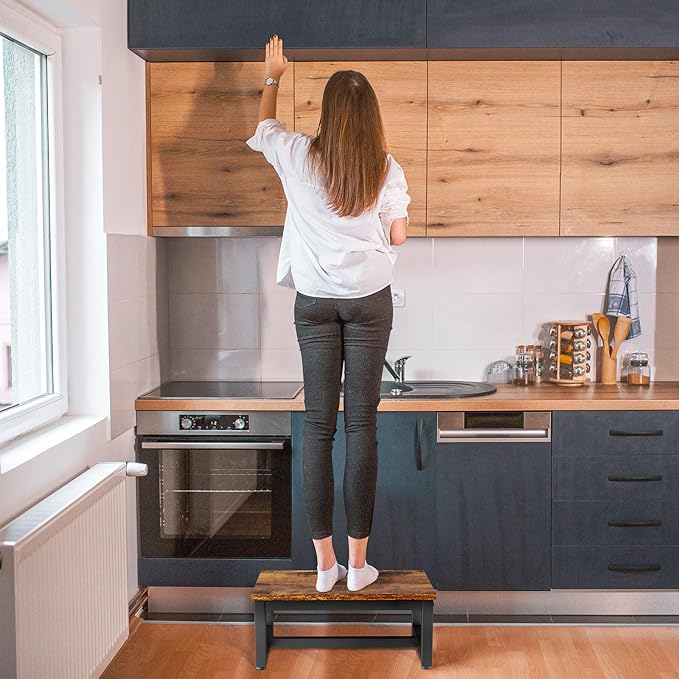 IBUYKE One Step Wooden Step Stools - Image 2