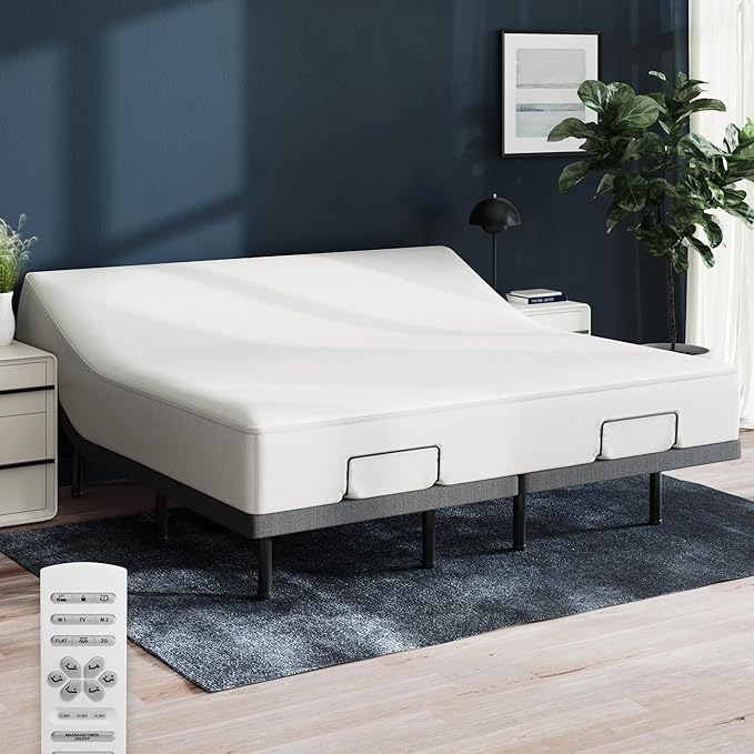 Nectar Premier King Adjustable Base & 13” Mattress by NectarSleep