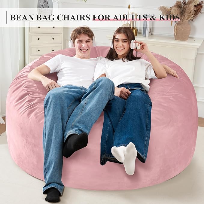 Homguava 5 FT Bean Bag Chair: 5' Bean Bags - Image 3
