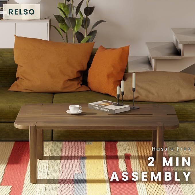 Mocha Coffee Table – Handcrafted Mango Wood Table - Image 4