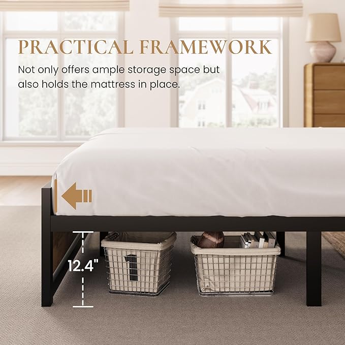 SHA CERLIN Full Size Bed Frame - Image 5
