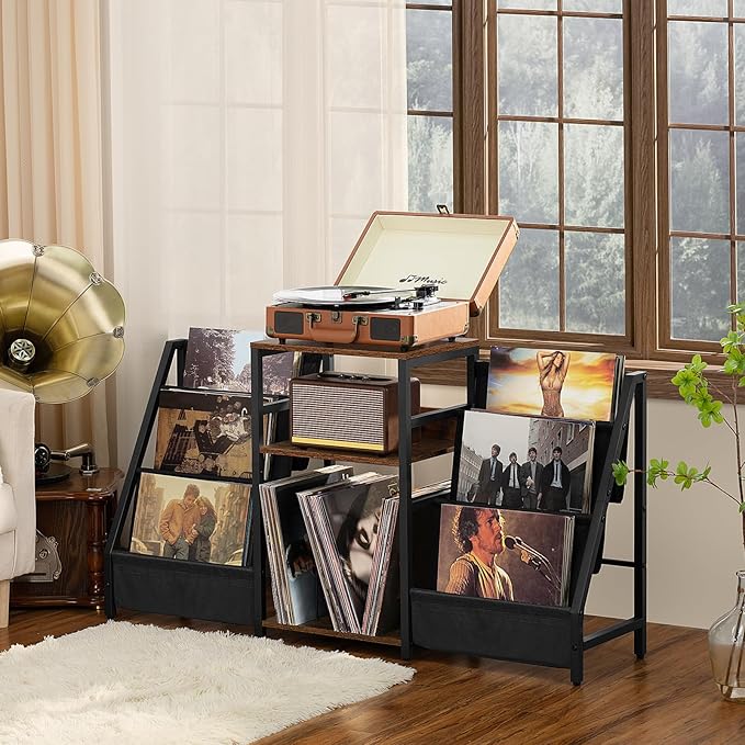 LELELINKY Record Player Stand - Image 4