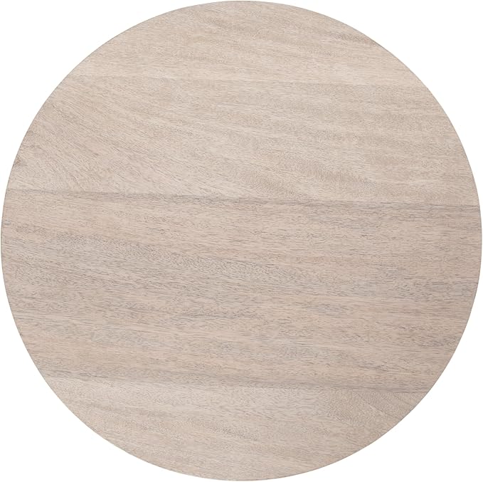 Kate and Laurel Wegner Traditional Wooden Round Side Table, 16 x 26, Elegant - Image 7