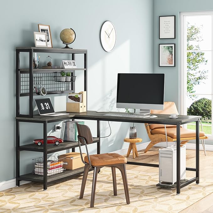 Tribesigns 55" Large Computer Desk - Image 7