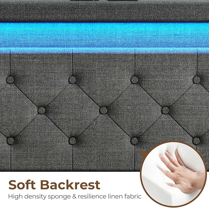 Rolanstar Full Size Bed Frame - Image 8