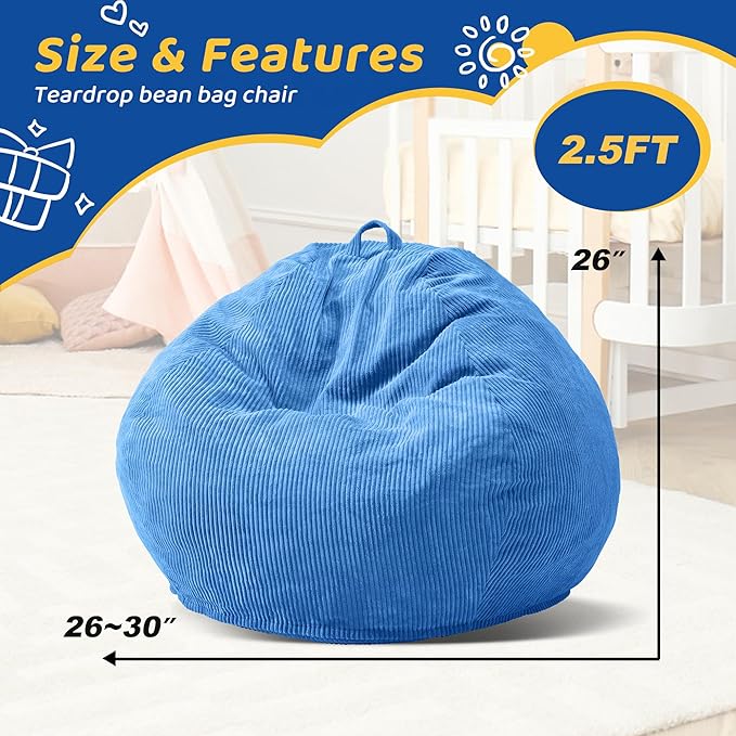Bean Bag Chairs Teardrop Bean Bag Chair Beanbag Chair - Image 2
