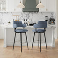 Swivel Bar Stools Set of 2, Counter Height Bar Stools by Unknown