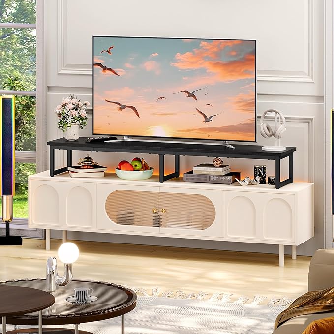 Clikuutory 59" Large TV Riser for 32-75 inch TVs, Tabletop Stand - Image 2