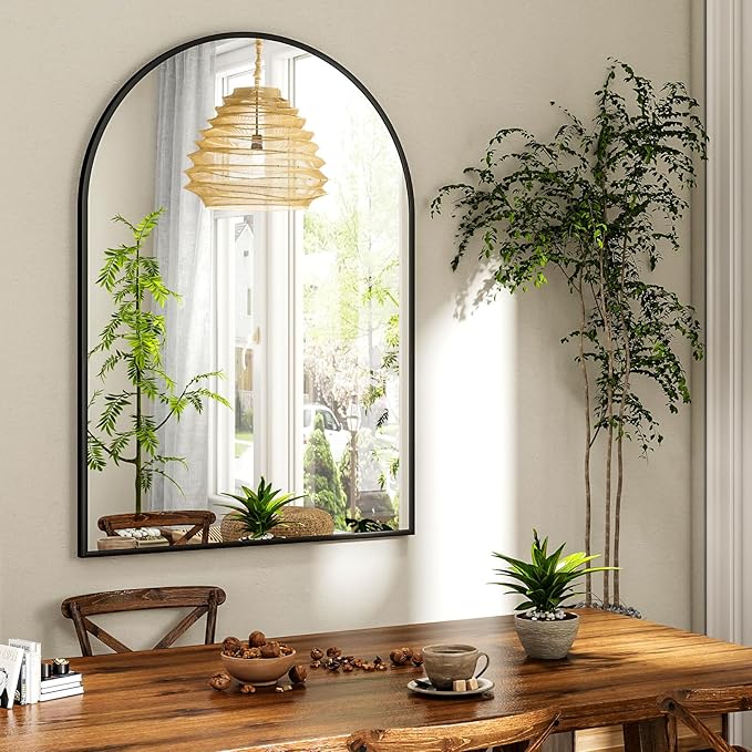 30x38 Inch Arched Bathroom Mirror - Image 7