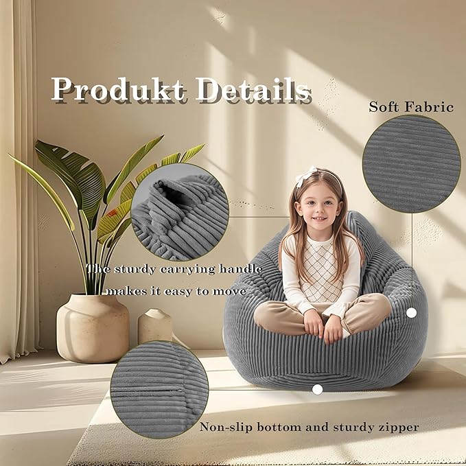 LPMOERA Bean Bag Chairs for Kids/Teen - Image 4