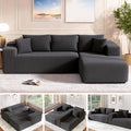 Cloud Sectional Couch, 104”L-Shape Oversized Sofa by FONTOI