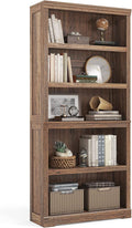 LINSY HOME 5-Shelf Bookcase, Bookshelves Floor Standing Display Storage Shelves by LINSYHOME