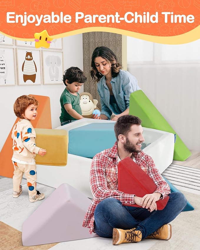Kids Play Sofa, Tangram Square Puzzles Couch Furniture, Modular Kids Play - Image 8