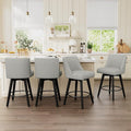 Vipbear Swivel Counter Height Bar Stools Set of 4, 26.8" H Counter Stools by VipbearLiving