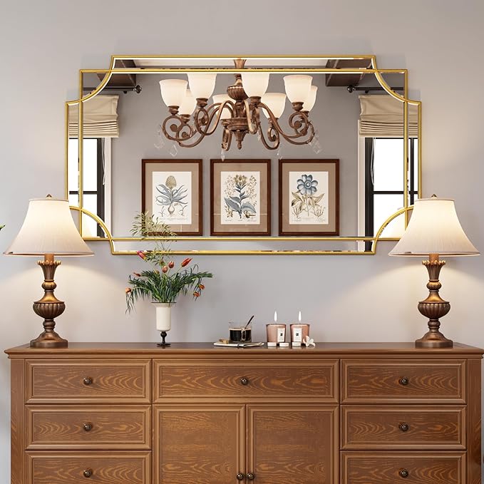 Kelly Miller 28"x50" Large Gold Mirror - Image 2