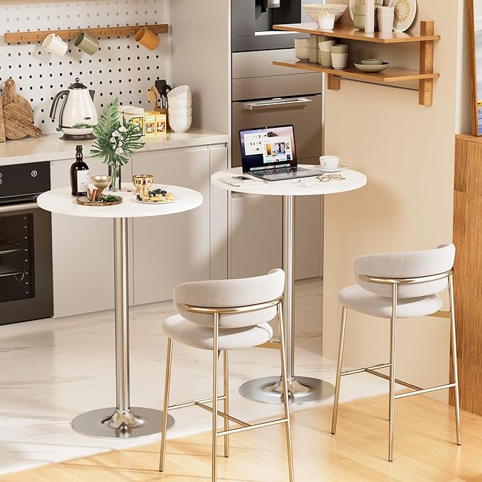 Shahoo Round Bar Table, Cocktail Tables - Image 2