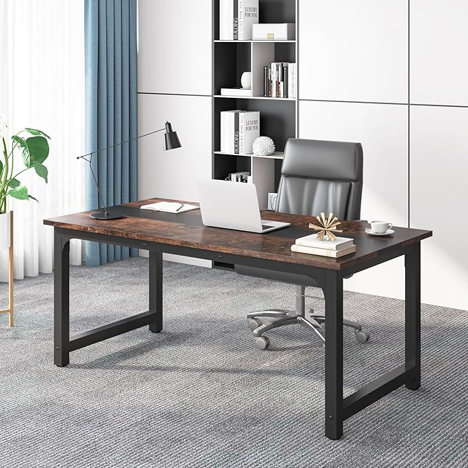 Tribesigns 63” Executive Desk, Large Office Computer Desk by Tribesigns