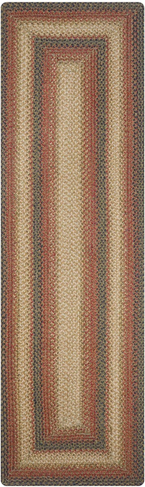 Russet Multi Color Jute Braided Rug Runner, 22x72 Rectangle - Image 9