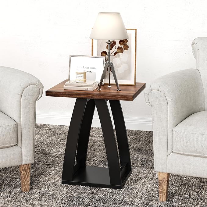 End Table Set of 2, Side Table, Nightstand, Sofa Side Table - Image 7