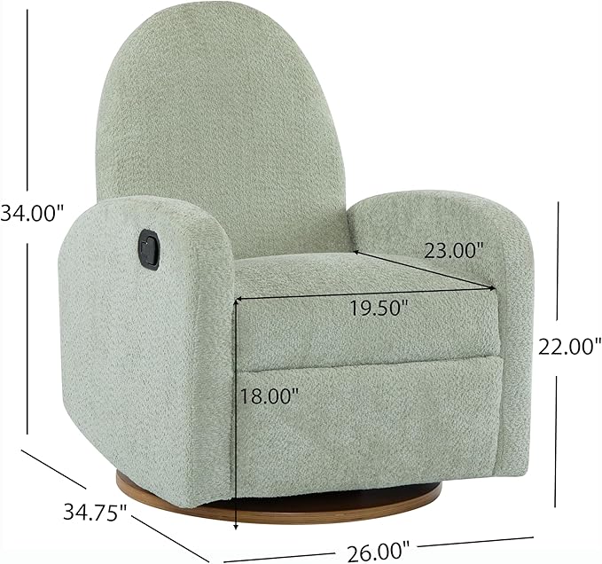 Christopher Knight Home Sidney Boucle Fabric Upholstered 360° Swivel Chair - Image 2