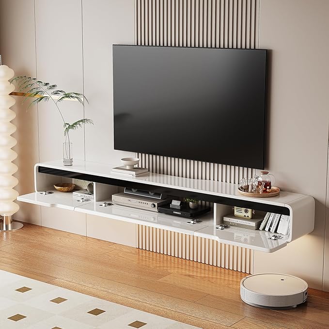 High Gloss Floating TV Stand - Image 3