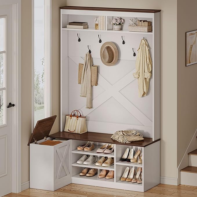 YITAHOME L-Shaped Hall Tree - Image 6